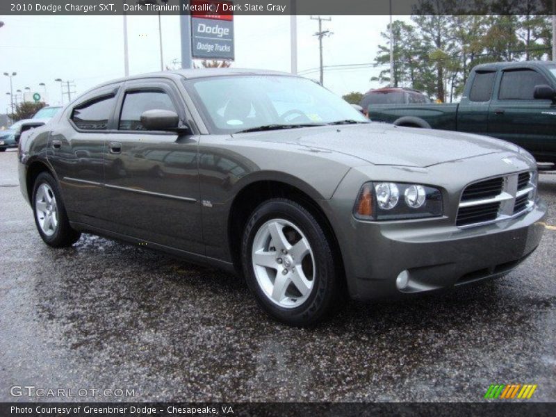 Dark Titanium Metallic / Dark Slate Gray 2010 Dodge Charger SXT