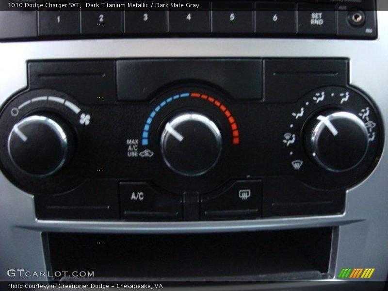 Dark Titanium Metallic / Dark Slate Gray 2010 Dodge Charger SXT