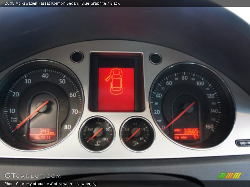 Blue Graphite / Black 2008 Volkswagen Passat Komfort Sedan