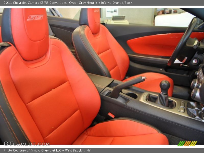  2011 Camaro SS/RS Convertible Inferno Orange/Black Interior