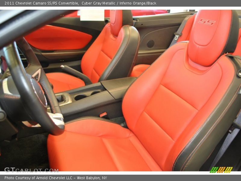  2011 Camaro SS/RS Convertible Inferno Orange/Black Interior