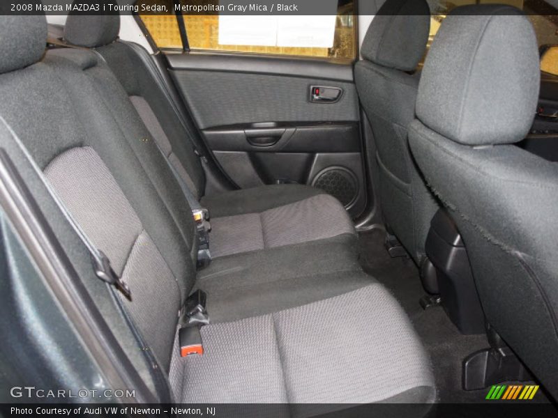 Metropolitan Gray Mica / Black 2008 Mazda MAZDA3 i Touring Sedan