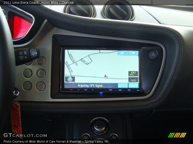 Navigation of 2011 Evora Coupe