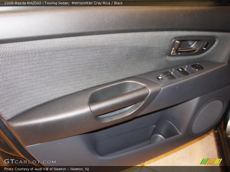 Metropolitan Gray Mica / Black 2008 Mazda MAZDA3 i Touring Sedan