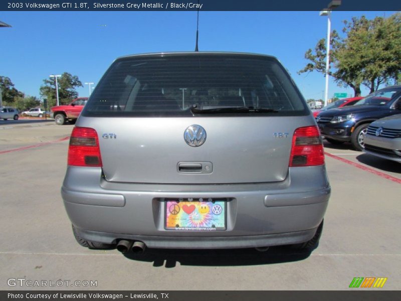 Silverstone Grey Metallic / Black/Gray 2003 Volkswagen GTI 1.8T