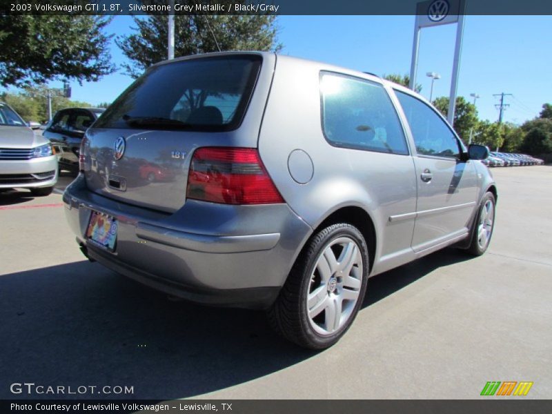 Silverstone Grey Metallic / Black/Gray 2003 Volkswagen GTI 1.8T