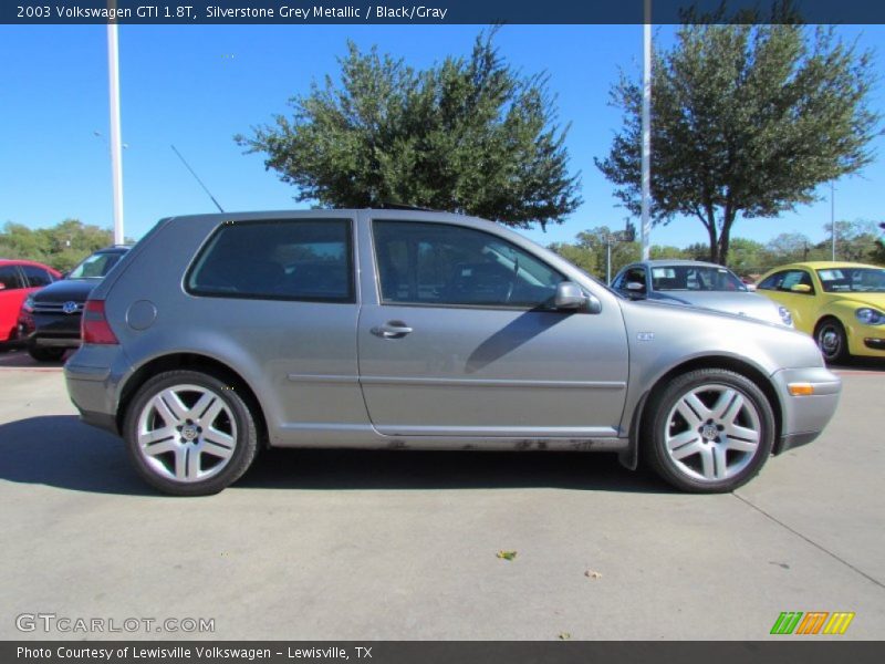 Silverstone Grey Metallic / Black/Gray 2003 Volkswagen GTI 1.8T