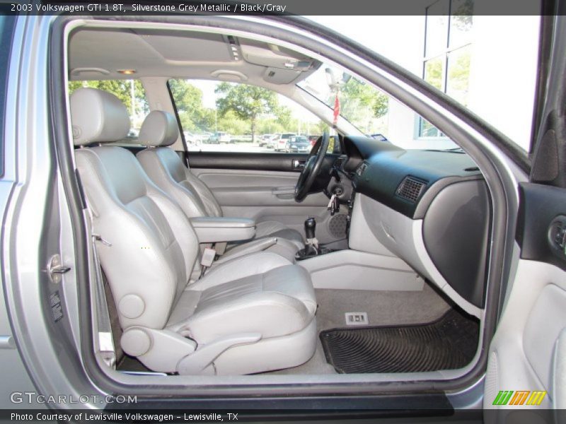 Silverstone Grey Metallic / Black/Gray 2003 Volkswagen GTI 1.8T
