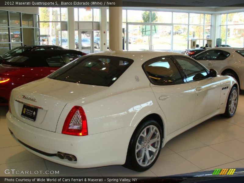 Bianco Eldorado (White) / Nero 2012 Maserati Quattroporte S
