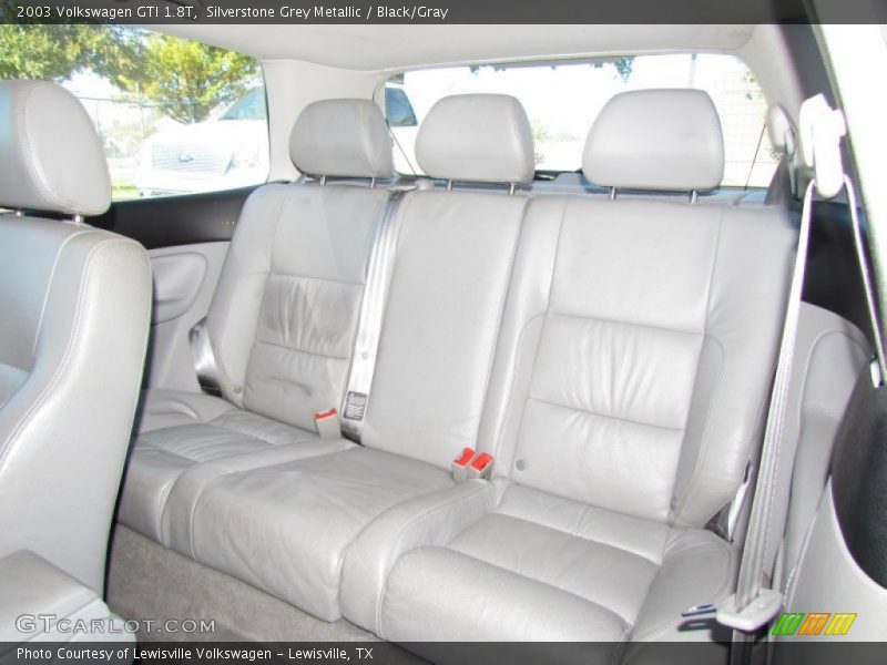 Silverstone Grey Metallic / Black/Gray 2003 Volkswagen GTI 1.8T