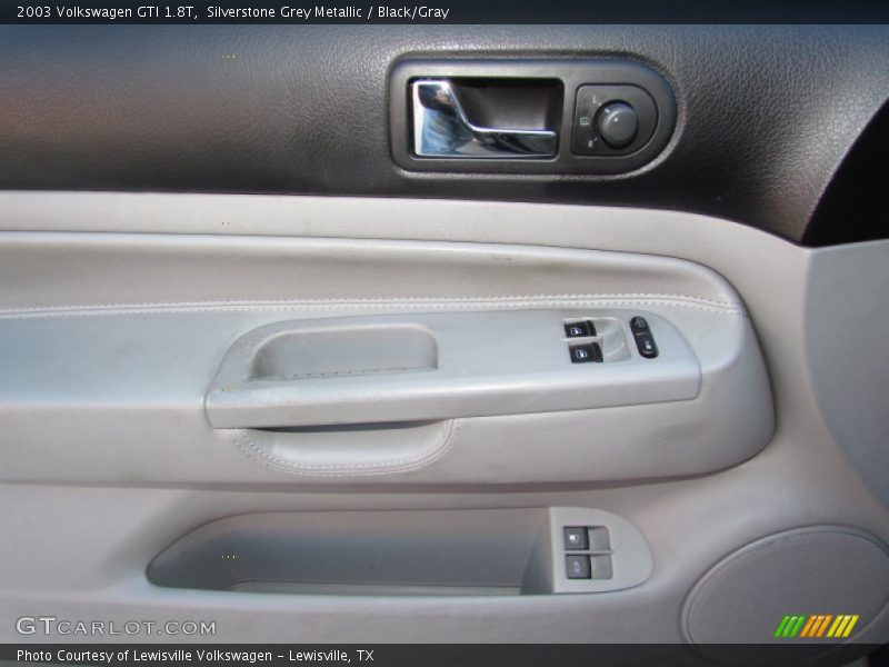 Silverstone Grey Metallic / Black/Gray 2003 Volkswagen GTI 1.8T
