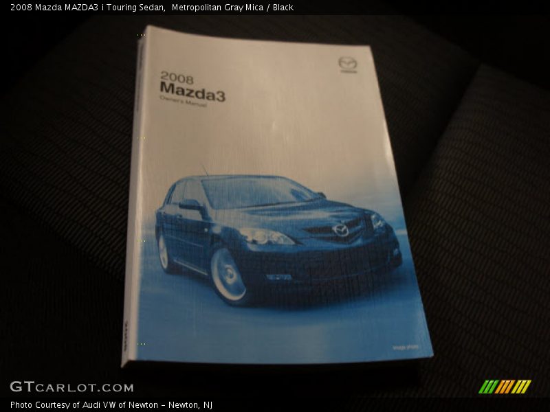 Metropolitan Gray Mica / Black 2008 Mazda MAZDA3 i Touring Sedan