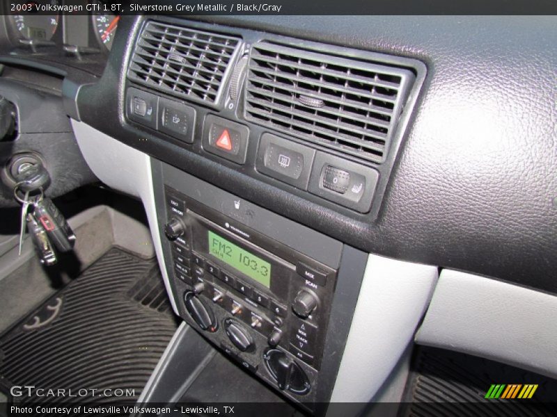 Silverstone Grey Metallic / Black/Gray 2003 Volkswagen GTI 1.8T
