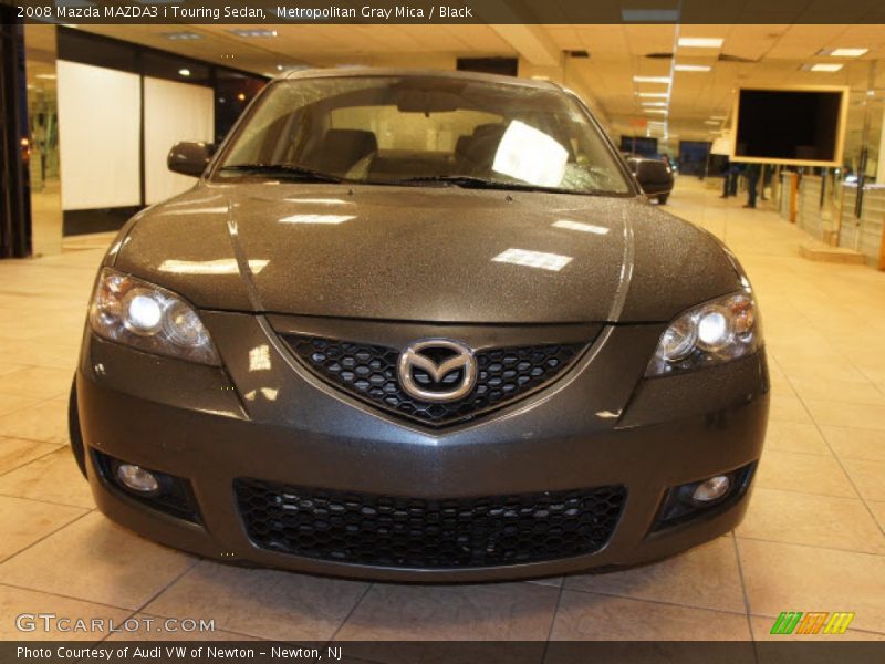 Metropolitan Gray Mica / Black 2008 Mazda MAZDA3 i Touring Sedan