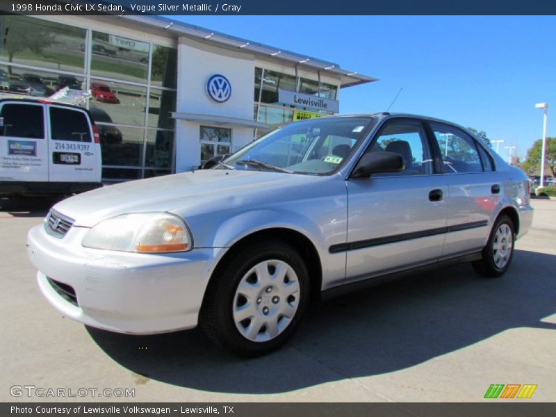 Vogue Silver Metallic / Gray 1998 Honda Civic LX Sedan