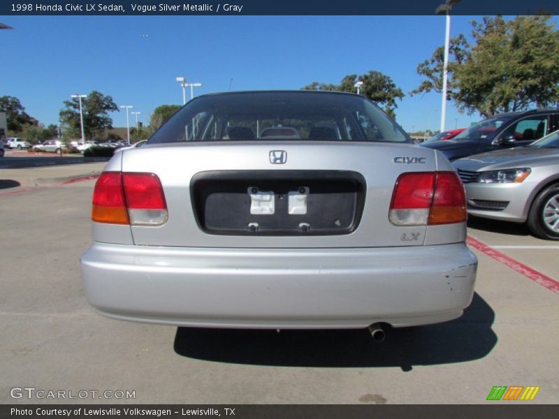 Vogue Silver Metallic / Gray 1998 Honda Civic LX Sedan