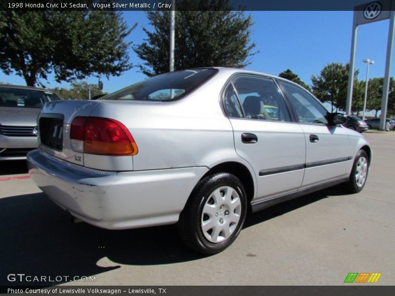 Vogue Silver Metallic / Gray 1998 Honda Civic LX Sedan