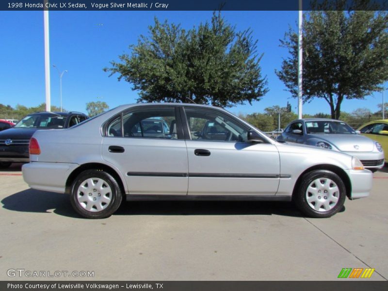 Vogue Silver Metallic / Gray 1998 Honda Civic LX Sedan