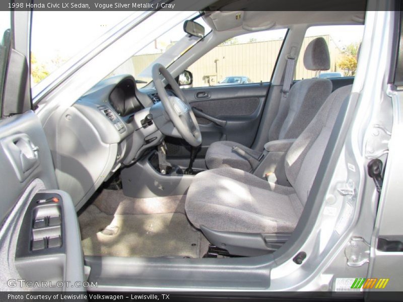 Vogue Silver Metallic / Gray 1998 Honda Civic LX Sedan