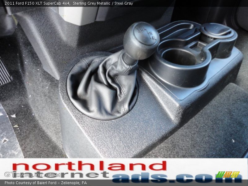 Sterling Grey Metallic / Steel Gray 2011 Ford F150 XLT SuperCab 4x4