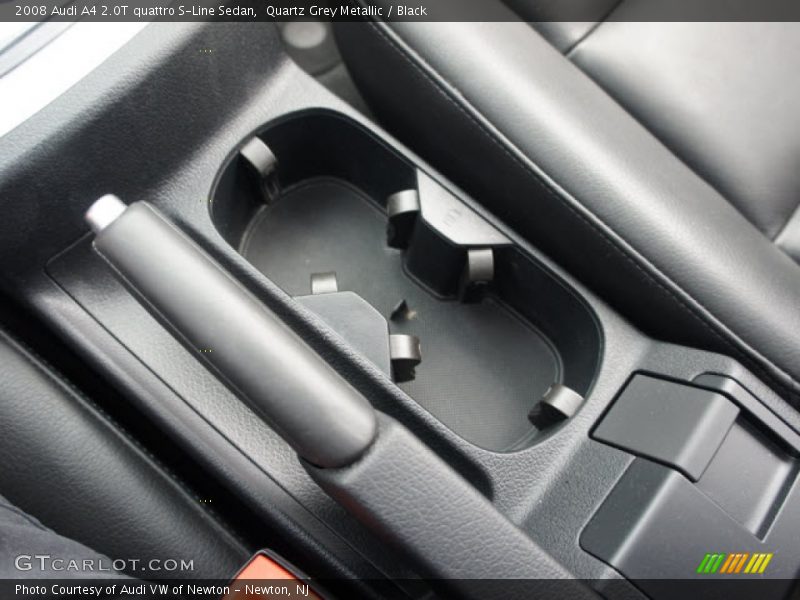 Quartz Grey Metallic / Black 2008 Audi A4 2.0T quattro S-Line Sedan