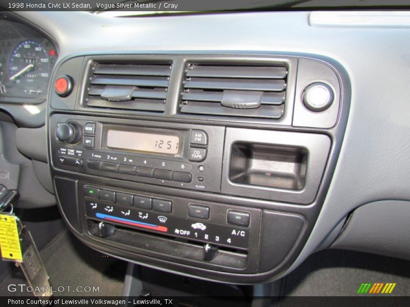 Controls of 1998 Civic LX Sedan