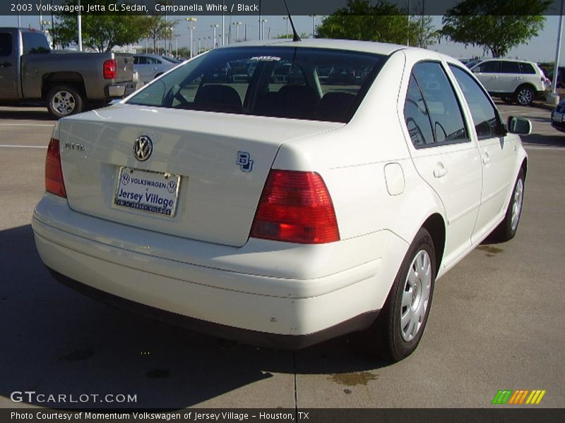 Campanella White / Black 2003 Volkswagen Jetta GL Sedan