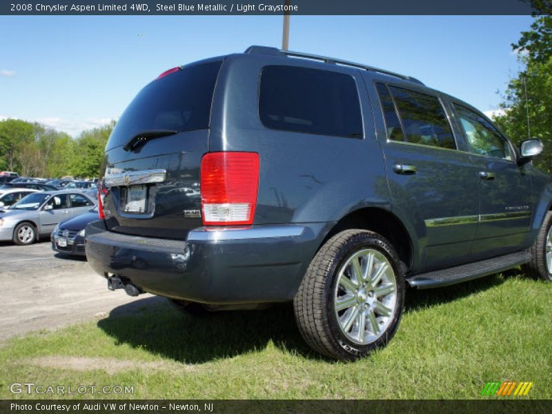 Steel Blue Metallic / Light Graystone 2008 Chrysler Aspen Limited 4WD