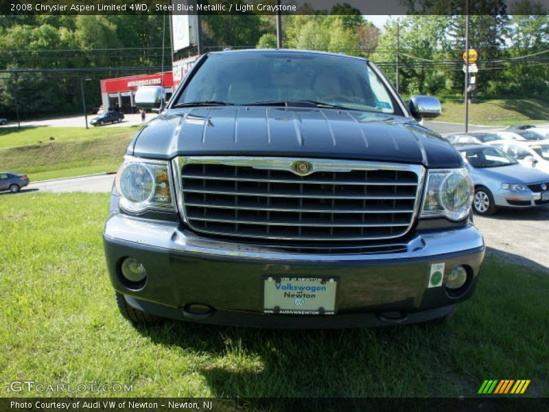 Steel Blue Metallic / Light Graystone 2008 Chrysler Aspen Limited 4WD