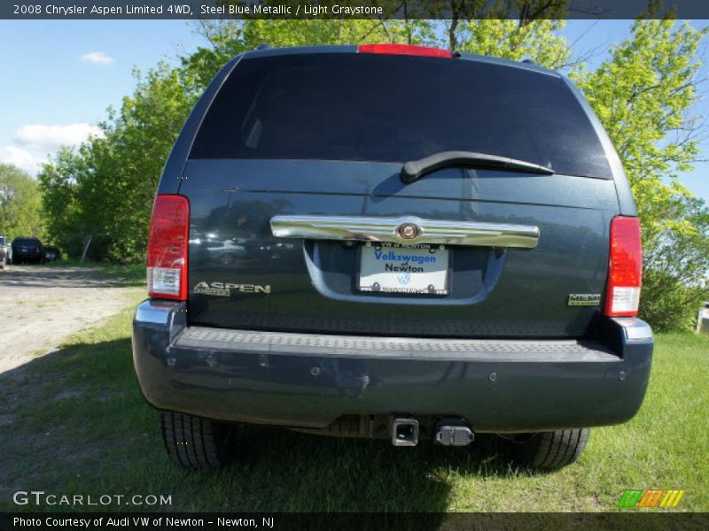 Steel Blue Metallic / Light Graystone 2008 Chrysler Aspen Limited 4WD