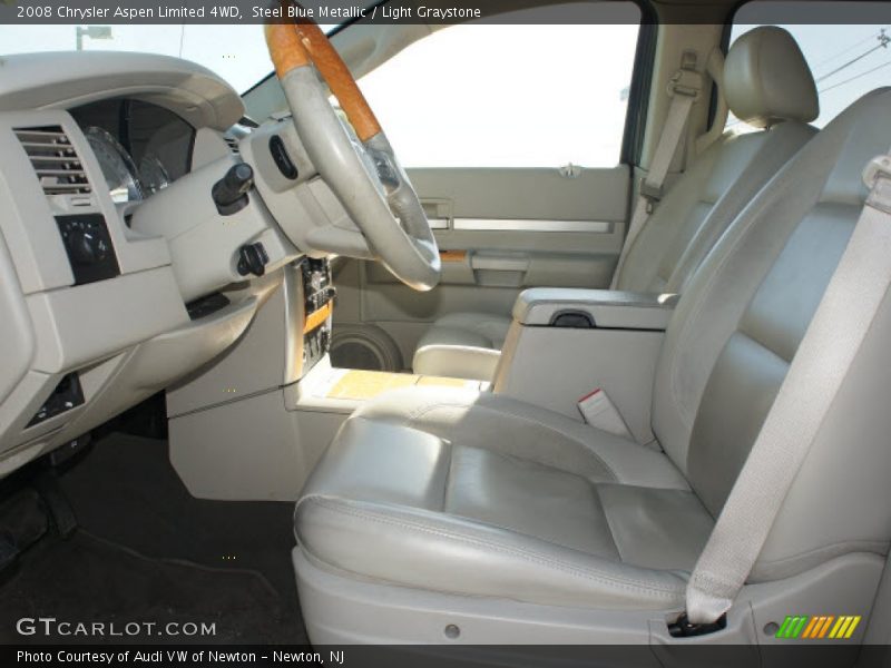 Steel Blue Metallic / Light Graystone 2008 Chrysler Aspen Limited 4WD