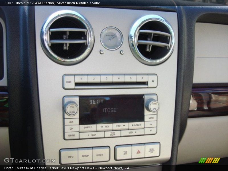 Silver Birch Metallic / Sand 2007 Lincoln MKZ AWD Sedan