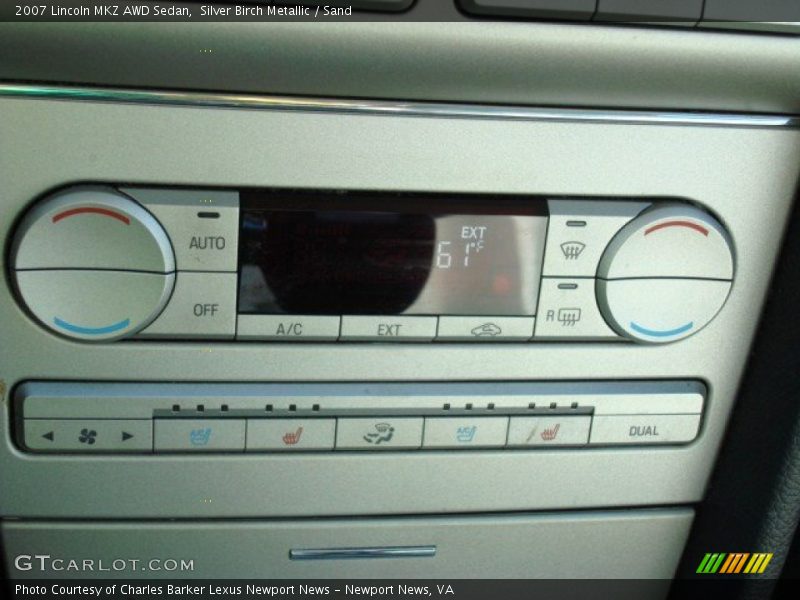 Silver Birch Metallic / Sand 2007 Lincoln MKZ AWD Sedan