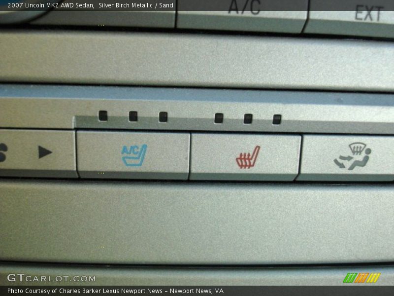 Silver Birch Metallic / Sand 2007 Lincoln MKZ AWD Sedan