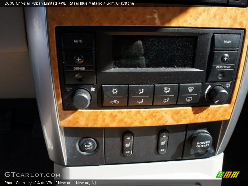 Steel Blue Metallic / Light Graystone 2008 Chrysler Aspen Limited 4WD