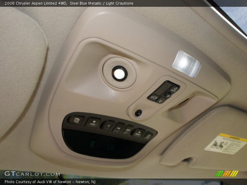 Steel Blue Metallic / Light Graystone 2008 Chrysler Aspen Limited 4WD