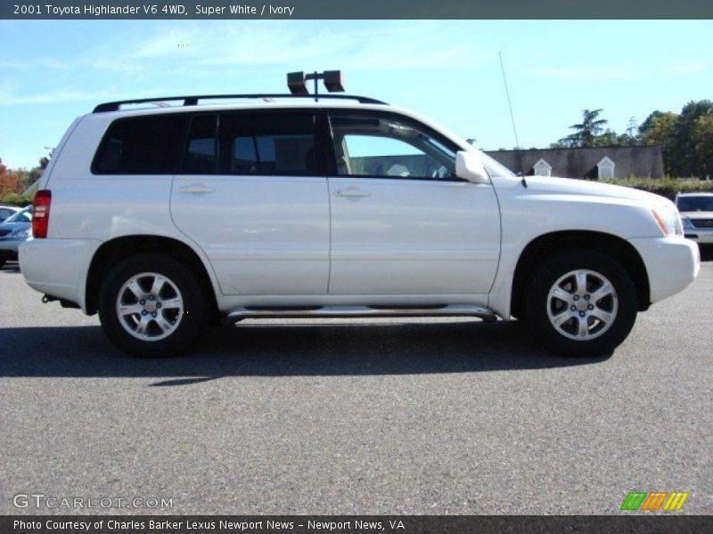 Super White / Ivory 2001 Toyota Highlander V6 4WD