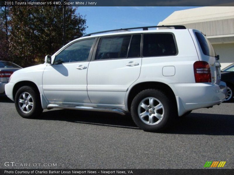 Super White / Ivory 2001 Toyota Highlander V6 4WD