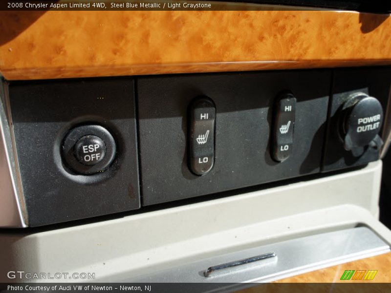 Steel Blue Metallic / Light Graystone 2008 Chrysler Aspen Limited 4WD