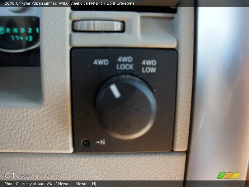 Steel Blue Metallic / Light Graystone 2008 Chrysler Aspen Limited 4WD