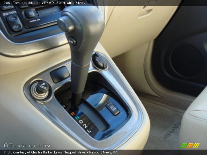 Super White / Ivory 2001 Toyota Highlander V6 4WD
