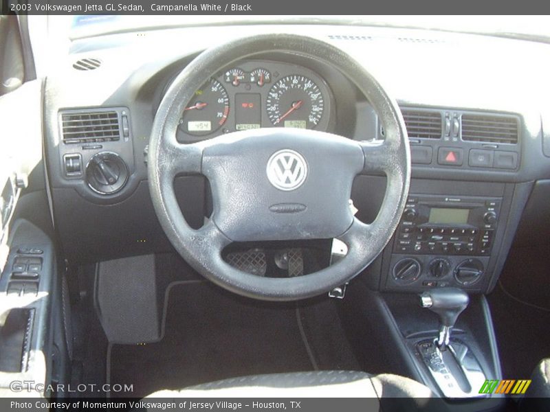Campanella White / Black 2003 Volkswagen Jetta GL Sedan
