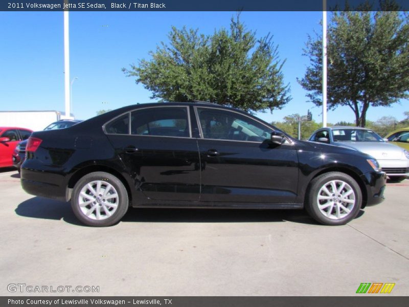 Black / Titan Black 2011 Volkswagen Jetta SE Sedan