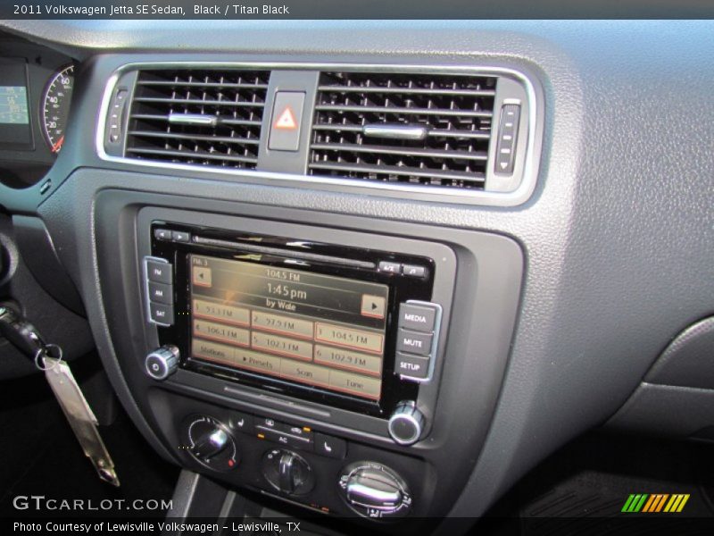 Black / Titan Black 2011 Volkswagen Jetta SE Sedan