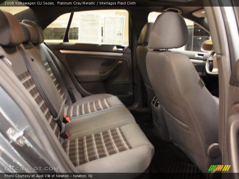  2008 GLI Sedan Interlagos Plaid Cloth Interior