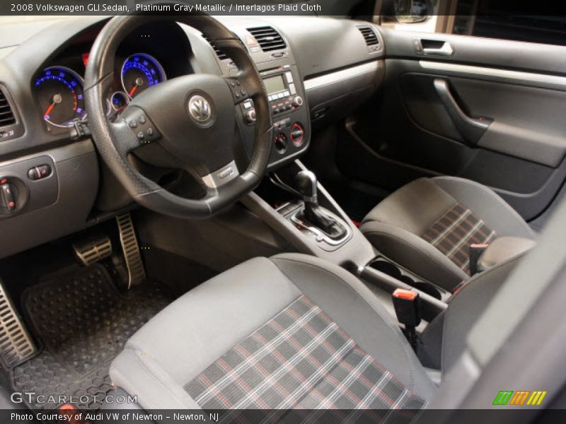  2008 GLI Sedan Interlagos Plaid Cloth Interior