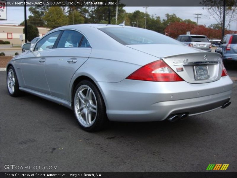 Iridium Silver Metallic / Black 2007 Mercedes-Benz CLS 63 AMG