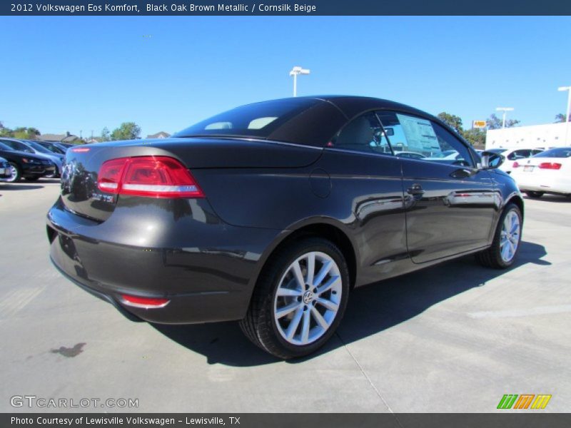 Black Oak Brown Metallic / Cornsilk Beige 2012 Volkswagen Eos Komfort