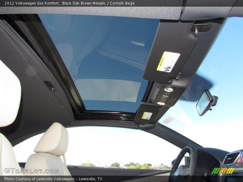 Black Oak Brown Metallic / Cornsilk Beige 2012 Volkswagen Eos Komfort
