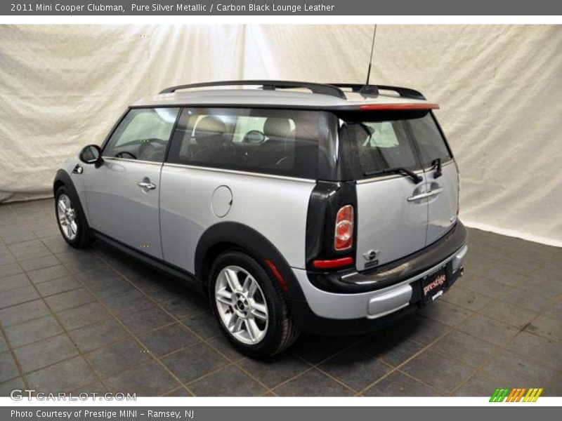 Pure Silver Metallic / Carbon Black Lounge Leather 2011 Mini Cooper Clubman